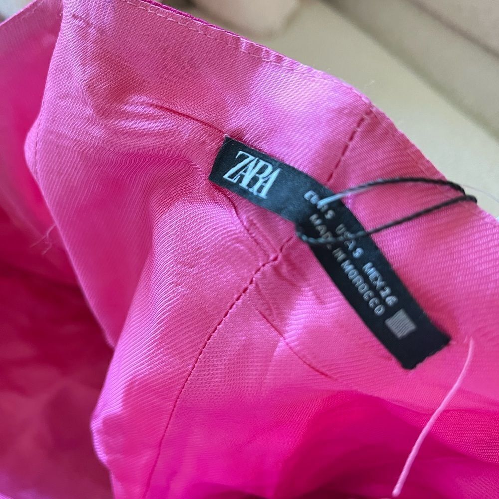 Zara Pink Ruffled Top - Picture 11 of 11